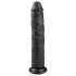 Easytoys - Extra Large Suction Cup Dildo (28.5cm) - Black
