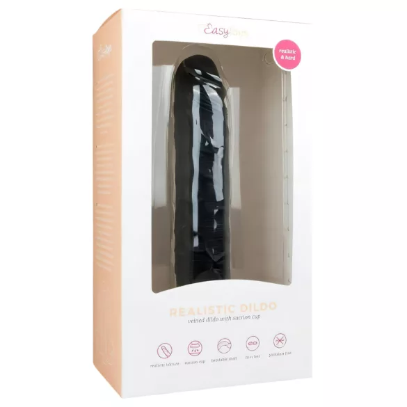 Easytoys - Extra Large Suction Cup Dildo (28.5cm) - Black