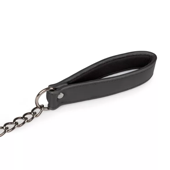Easytoys - 4-Piece Nipple Clamp, Collar & Leash Set