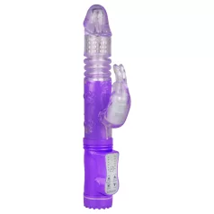 Easytoys Bunny - Thrusting & Rotating Vibrator (Purple)