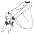 Easytoys - Black Collar, Wrist & Ankle Restraint Set