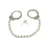 Rimba - Long Chain Steel Ankle Cuffs (Silver) - Set of 2