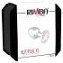Rimba XS - silver metal anal plug with pink gem