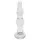 Rimba Dolly - Transparent Wavy Glass Anal Dildo
