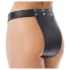 Rimba - Open Leather Chastity Belt (Black) - M/L