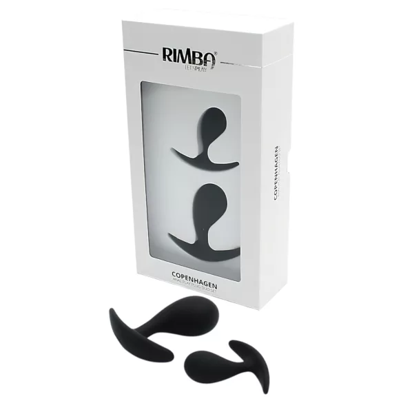 Rimba Copenhagen - anal plug set (black, 2 pcs)