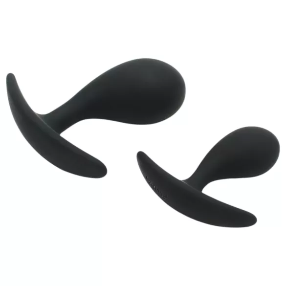Rimba Copenhagen - anal plug set (black, 2 pcs)