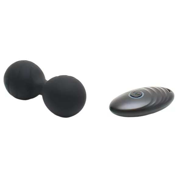 Rimba Cannes - Rechargeable Radio-Controlled Vibrating Egg (Black)