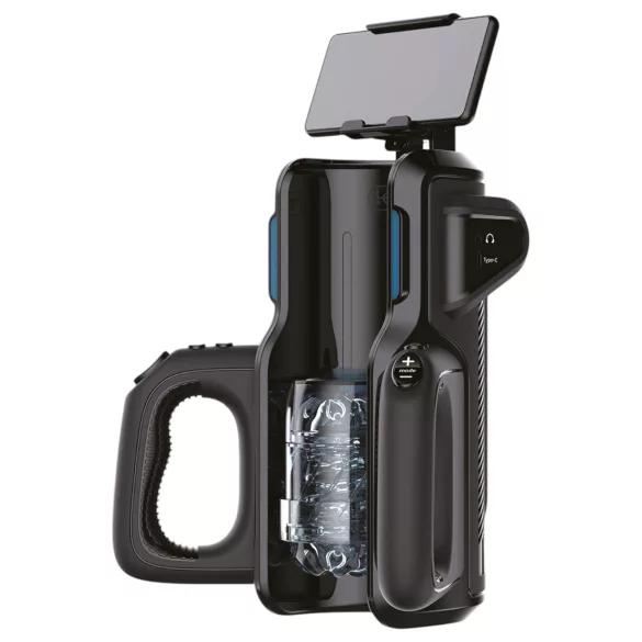 LETEN SM 500 - Up-Down Motion Masturbator with Phone Holder (Black)