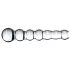 Gildo Glass No. 20 - Beaded Glass Dildo (Clear)