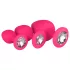 Easytoys Diamond - Pink Anal Plug Set