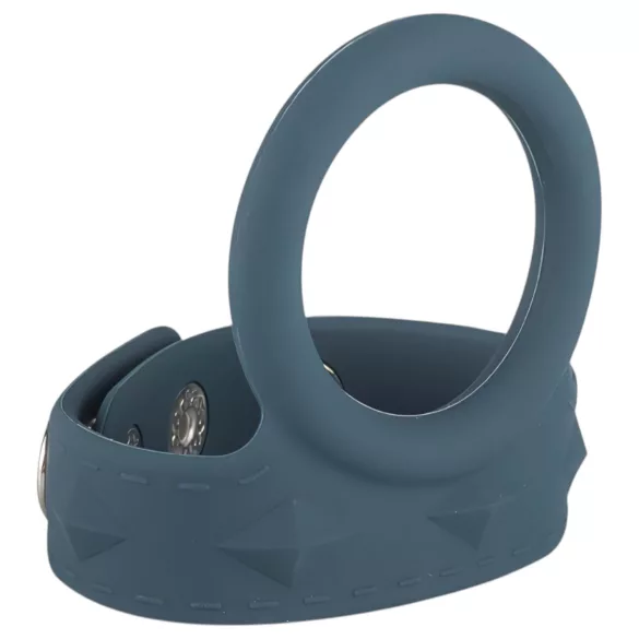 Boners Strap L - Dual Penis & Testicle Ring (Gray)