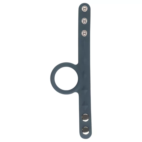 Boners Strap L - Dual Penis & Testicle Ring (Gray)