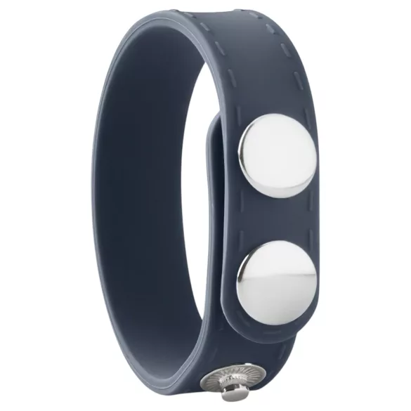 Boners Adjustable Cock Straps S/M - Gray Penis Ring