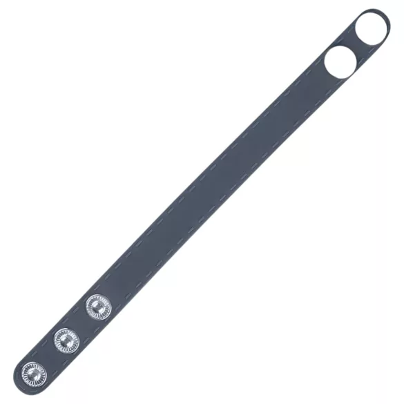 Boners Adjustable Cock Straps S/M - Gray Penis Ring