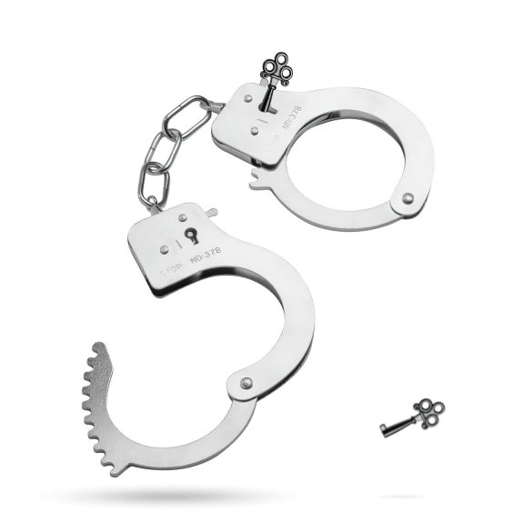 EasyToys - Silver Metal Handcuffs