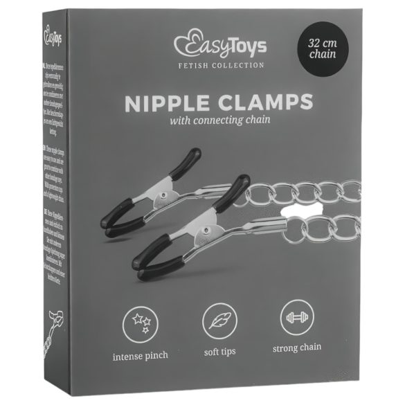 EasyToys - Chain Nipple Clamps (2 pcs)