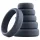 Boners Silicone Cock Ring Set - 6pcs (Gray)