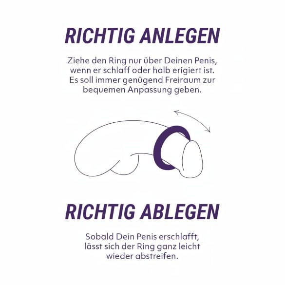 Boners Silicone Cock Ring Set - 6pcs (Gray)