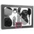LoveBoxxx I Love Black - Vibrating Bondage Set (6 Pieces)