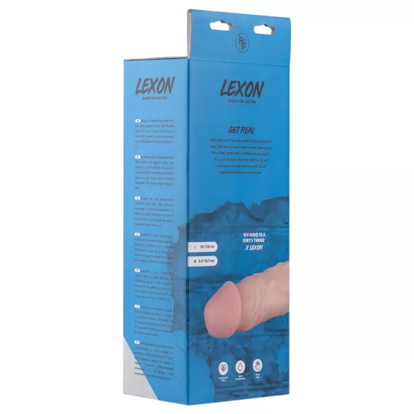 Real Fantasy Lexon - Lifelike Dildo with Balls - 33cm (Natural)