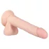 Real Fantasy Lewis - Rechargeable Lifelike Vibrator - 22cm (Natural)
