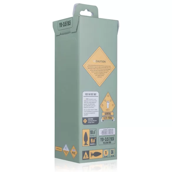 BUTTR Yellow Dog - Suction Cup Dildo (Black)