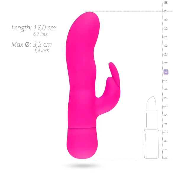 Easytoys Mad Rabbit - Bunny Ear Clitoral Vibrator (Pink)
