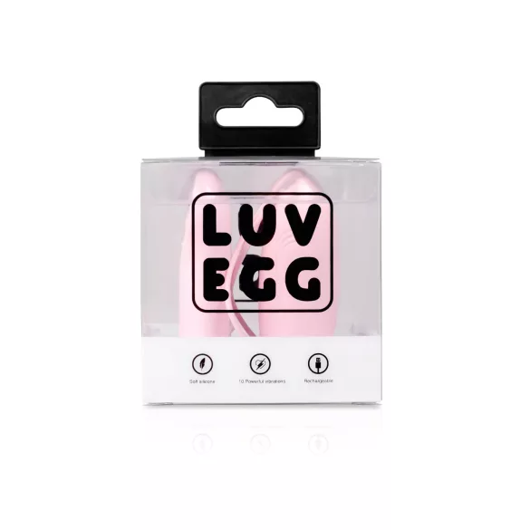 LUV EGG - Rechargeable Wireless Vibrating Egg (Pink)