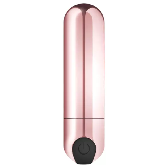 Rosy Gold Bullet - Rechargeable Mini Vibrator (Rose Gold)