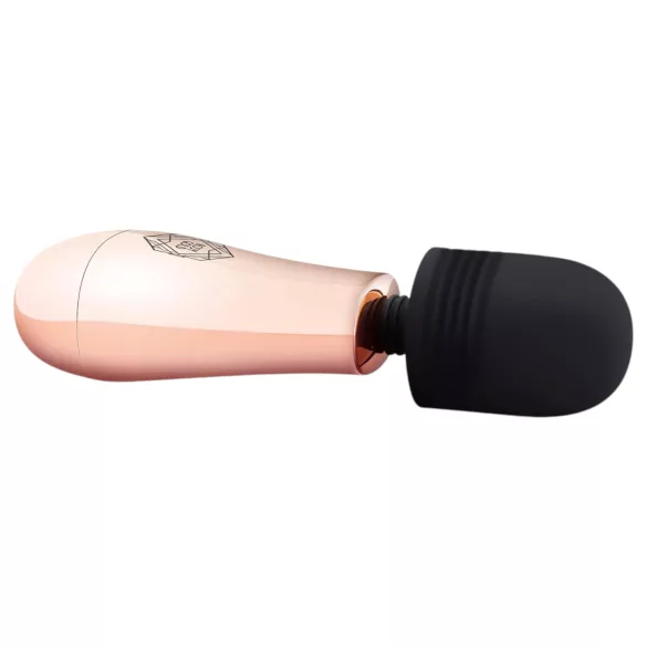 Rosy Gold Mini Wand - Rechargeable Massage Vibrator (Rose Gold)