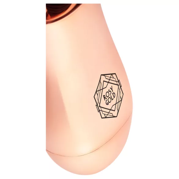 Rosy Gold Mini Wand - Rechargeable Massage Vibrator (Rose Gold)