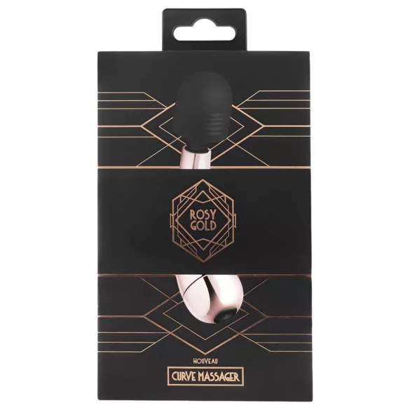 Rosy Gold Mini Curve Massager - Vibrator (Rose Gold)
