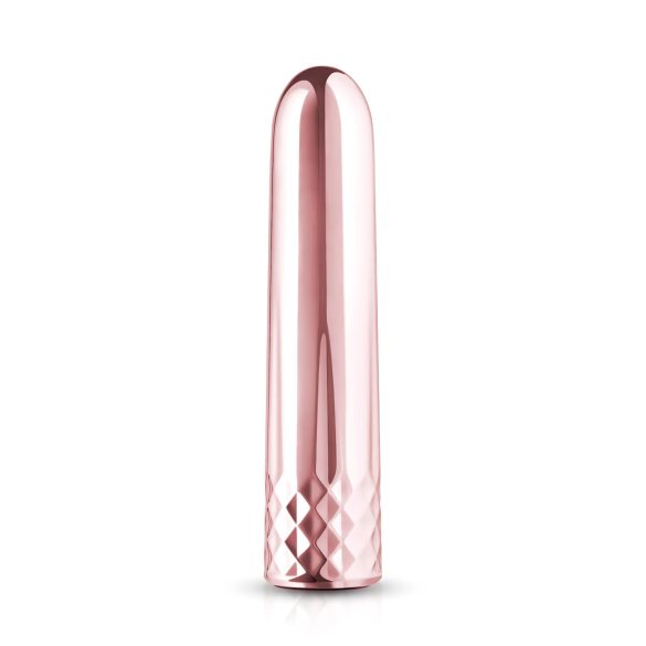 Rosy Gold Mini - Rechargeable Mini Wand Vibrator (Rose Gold)
