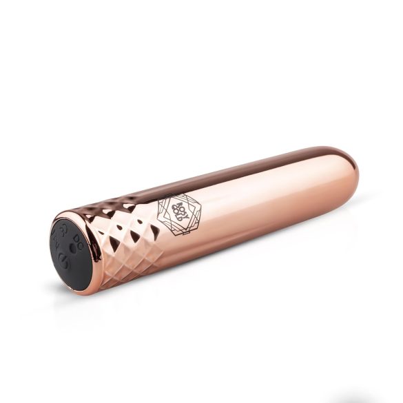 Rosy Gold Mini - Rechargeable Mini Wand Vibrator (Rose Gold)