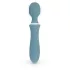 Bloom Orchid Wand - rechargeable massaging vibrator (turquoise)