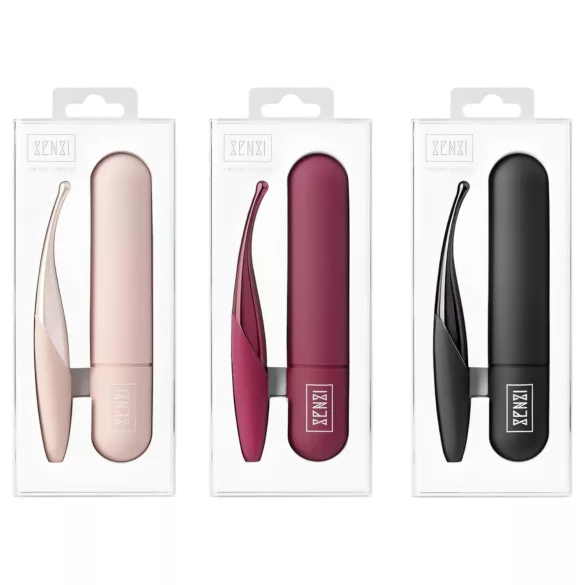 Senzi - Rechargeable, Waterproof Clitoral Vibrator (Black)