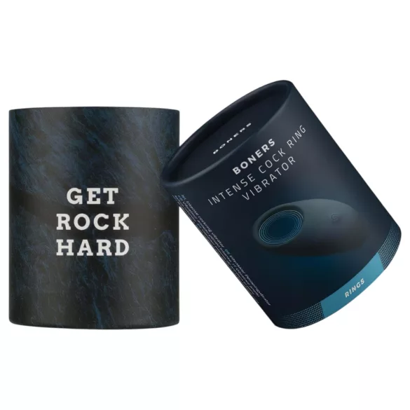 Boners - Rechargeable, Waterproof Vibrating Cock Ring (Grey)