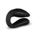 Panthra Zuna - Rechargeable Waterproof Couples Vibrator (Leopard Black)