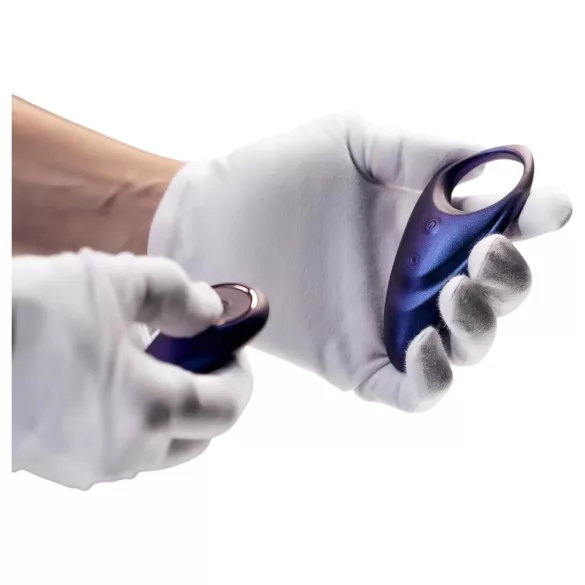 Hueman Neptune - Waterproof Vibrating Purple Penis Ring
