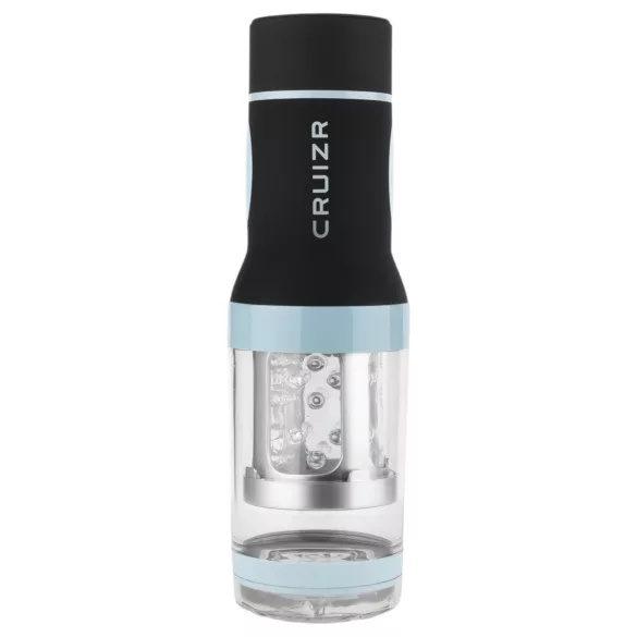 CRUIZR CM04 - Rechargeable Rotating Masturbator (Black-Blue)