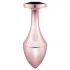 Rosy Gold Butt Plug - Black Gem Anal Plug (Rose Gold)