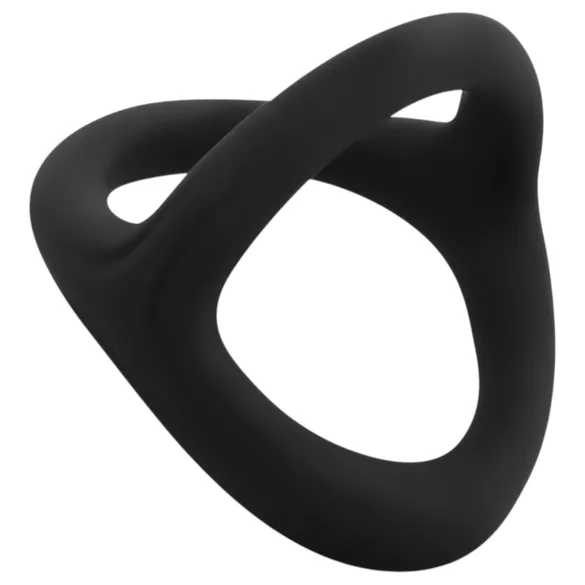 Easytoys Desire Ring - Flexible Penis and Testicle Ring (Black)