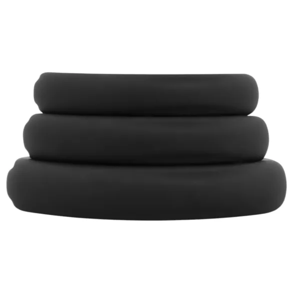 Easytoys Explore Ring - 3-Piece Black Penis Ring Set