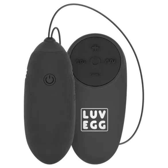 LUV EGG - Rechargeable, Wireless Vibrating Egg (Black)