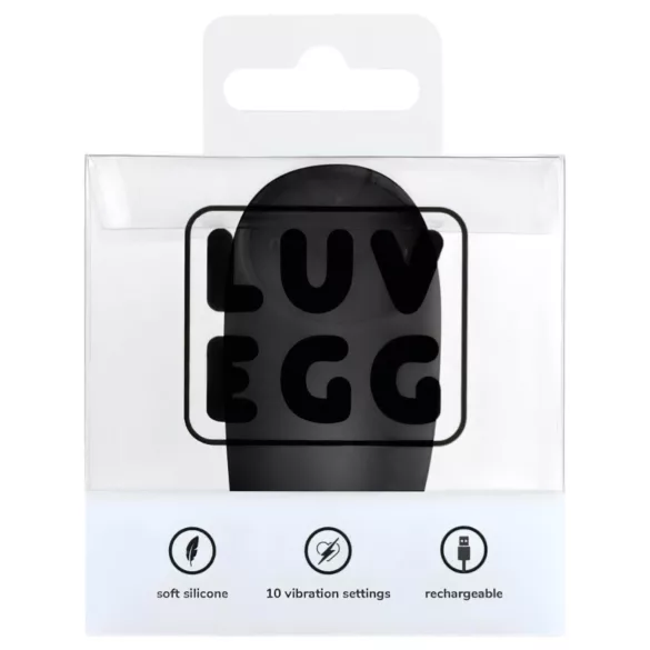 LUV EGG - Rechargeable, Wireless Vibrating Egg (Black)