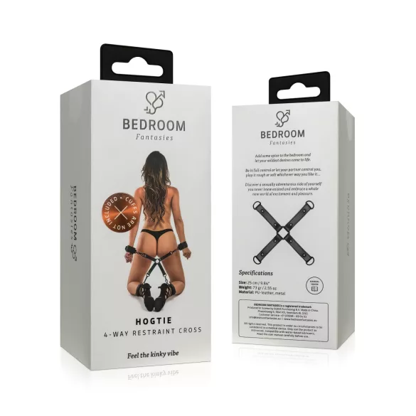 Bedroom Fantasies - Black Restraint Cross