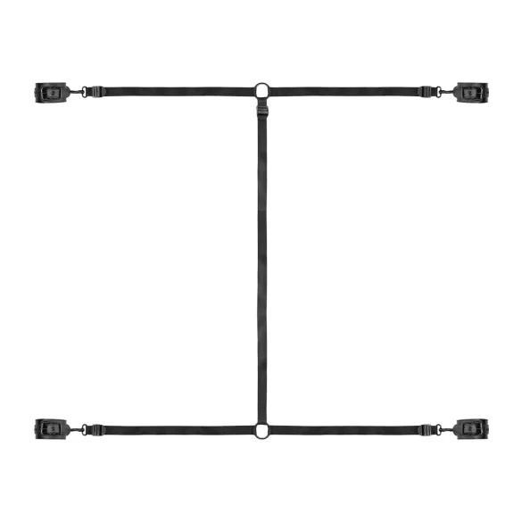 Bedroom Fantasies - Bed Restraint Set (Black)