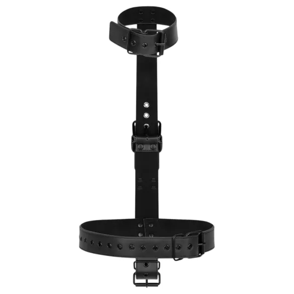 Bedroom Fantasies - BDSM Bondage Set with Collar & Shackles (Black)