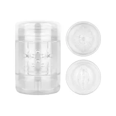   FPPR. - double-ended masturbator - vagina & anus (transparent)